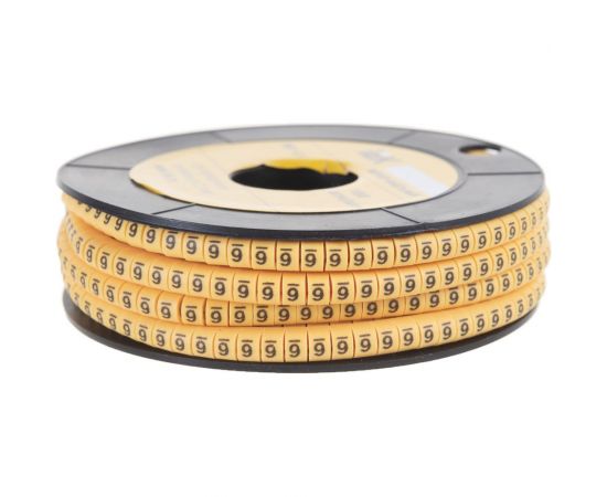 Маркировочное кольцо IEK 1-2.5мм, 6, МК, 1000шт/ролл UMK10-6 – изображение 3