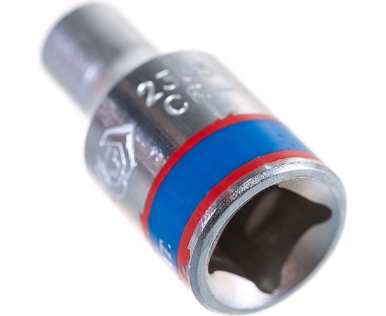 Набор торцевых головок 1/4"", шестигранные, 4-14 мм, 13 предметов KING TONY 2513MR – изображение 4