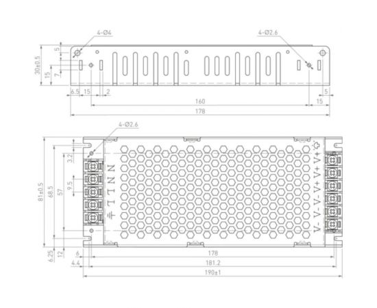 Блок питания Arlight HTS-200-5-Slim 020991 – изображение 4