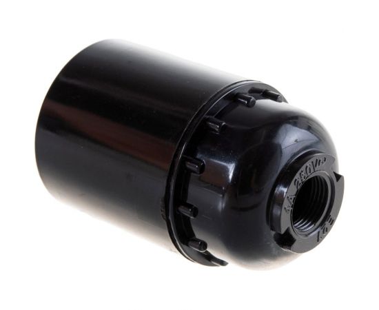 Патрон ЭРА Е27, подвесной, бакелит, черный Б0044085 – изображение 4