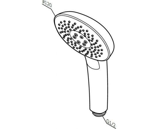 Ручной душ AM.PM Spirit V2.0 120 мм, 3 ф-ции, хром F0270A000 – изображение 4