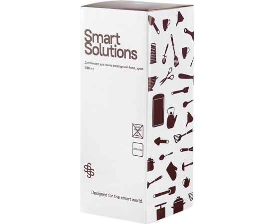 Сенсорный диспенсер для мыла Smart Solutions Asne, 380 мл, хром WNM-SS-DSPASN-ABS-CHR – изображение 5
