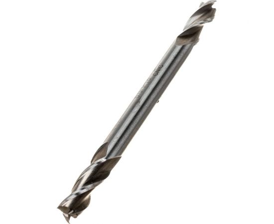 Набор фрез концевых 2-х сторонних по металлу из 6 шт, 4,5,6,8,10,12 мм, Z=3, Р18 CNIC 53665 – изображение 5