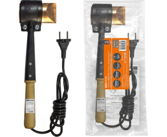 Паяльник TDM ЭПСН-250, Топорик, деревянная ручка, мощность 250 Вт, 230 В, подставка, Рубин SQ1025-0508 – изображение 5