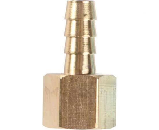 Соединение внутренняя резьба 1/4"" - елочка 8 мм, латунь ECO AB-FT14/E08 