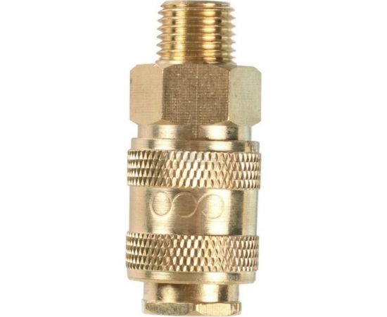 Разъемное соединение быстросъем мама - наружняя резьба 1/2"", латунь ECO AB-F/MT12 