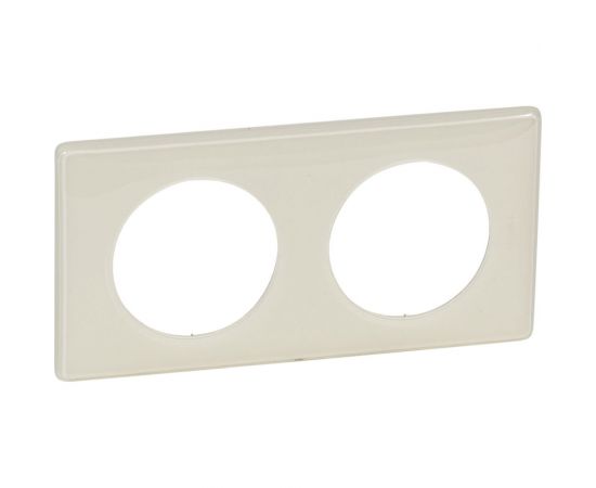 Рамка Legrand Celiane Сл. кость глянец 2-я 066622 