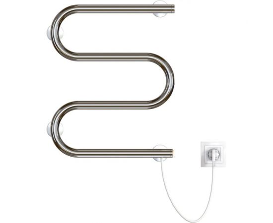 Электрический полотенцесушитель Zox М 50x40 кнопочный выкл, 123 Вт 541703 