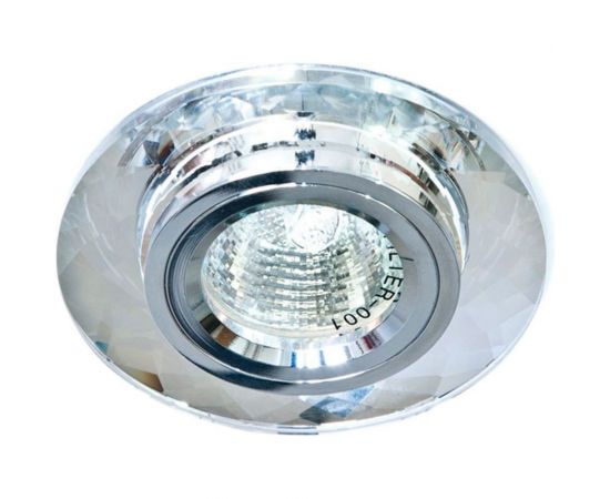 Светильник FERON ИВО-50w 12в, G5.3, серебро с/с серебро 18643 