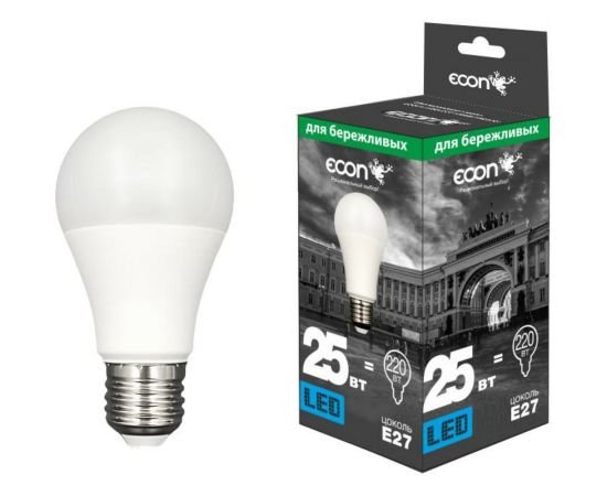 Светодиодная лампа ECON LED A 25Вт E27 4200K A67 ES 7125020 