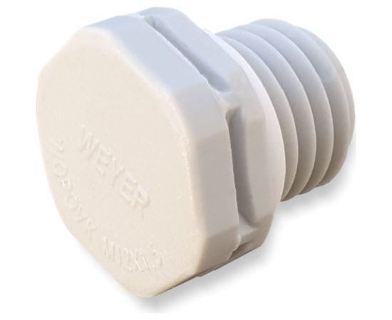 Заглушка отверстия WEYER WQPOVK-M12-HJ OW - заглушка вент., нар. M12x1.5 WE5300100 