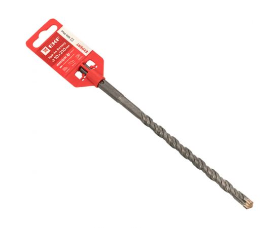 Бур по бетону Expert (10x210 мм; 4 резца; SDS-plus) EKF db-10-210-4x4 