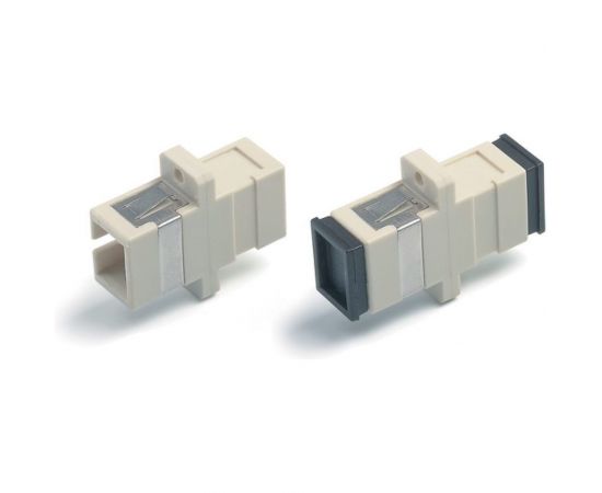 Оптический проходной адаптер SC-SC Hyperline, FA-P11Z-SC/SC-N/BK-BG MM, simplex, корпус пластик 242826 