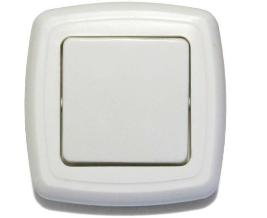 Одноклавишный выключатель ООО Ливны-Электро скрытой установки С1-005 УХЛ 4 белый ВСП 14 