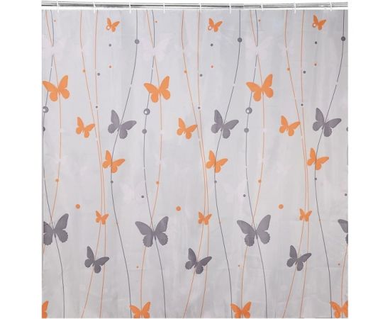 Штора для ванной Аквалиния Бабочки 1.8х1.8 м SC7024A 
