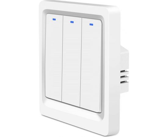 Умный трехкнопочный выключатель Roximo SWBTN01-3 