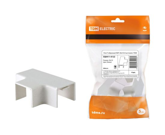 Т-образный угол TDM КМТ 20x10 4 шт./комп. SQ0411-0122 