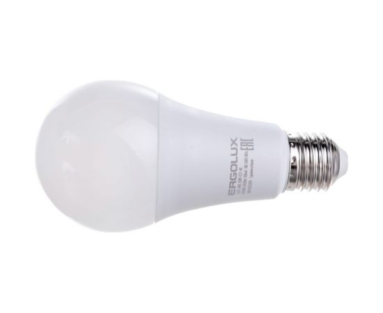 Светодиодная лампа Ergolux LED-A65-25W-E27-6K ЛОН, 25Вт, E27, 6500K, 180-240В 14228 