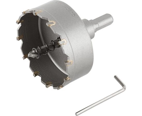 Коронка кольцевая с карбидными вставками Профи 68 мм для отверстий в нержавеющей стали FIT 36854 