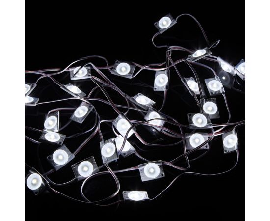 Светодиодный модуль MAKSILED 1Вт, 12В, IP65, SMD2835 1LED, 98лм, холодный белый, 30 шт./упаковка ML-M1SN-XL-2835-CW 