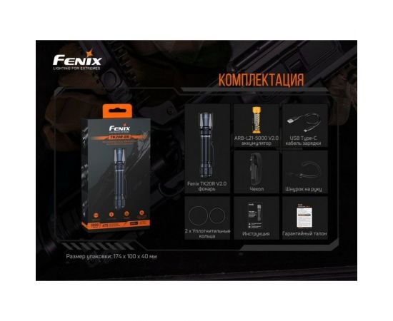 Фонарь Fenix TK20R V2.0, TK20RV20 – изображение 20