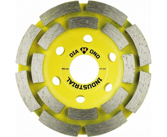 Чашка алмазная сегментная по бетону 100 мм, двухрядная Diamond Industrial DIDCH100S – изображение 2