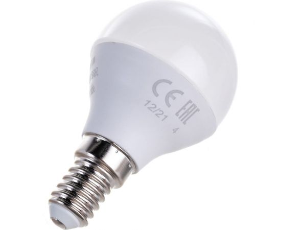 Светодиодная лампа Ecola globe LED Premium 7,0W G45 220V E14 4000K шар композит 82x45 K4QV70ELC – изображение 2