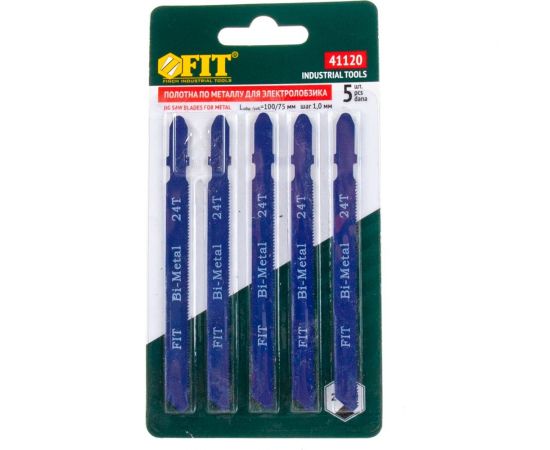 Полотно по металлу (5 шт; 75 мм; Bi-metal; 24Т) FIT IT 41120 – изображение 2