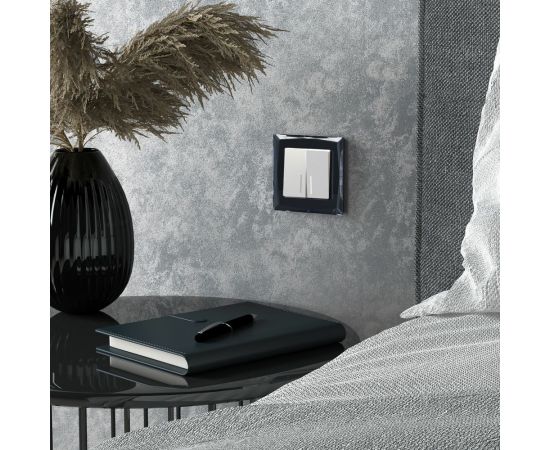 Двухклавишный выключатель WERKEL W1120161 с подсветкой белый матовый a059273 – изображение 2