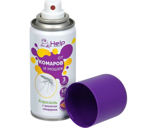 Аэрозоль от комаров и мошек HELP Цитрус репеллентный, 75 мл 80536 – изображение 2