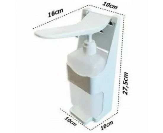 Локтевой настенный дозатор-диспенсер для антисептика, дезсредства и жидкого мыла Palex 1 л 80828 – изображение 2