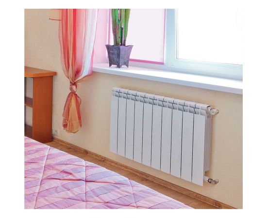 Алюминиевый радиатор HALSEN 500/96/8 4670008730030 – изображение 2