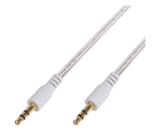 Кабель AUX аудио 3.5 мм REXANT гелевый 1 м белый 18-4083 – изображение 2