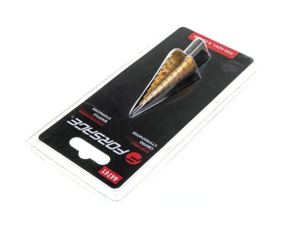 Сверло ступенчатое HSS 4241 4-22 мм Forsage F-44741 – изображение 3