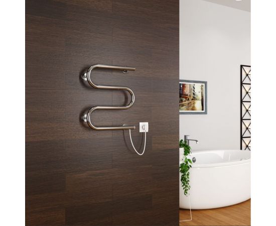 Электрический полотенцесушитель Zox М 50x40 кнопочный выкл, 123 Вт 541703 – изображение 3