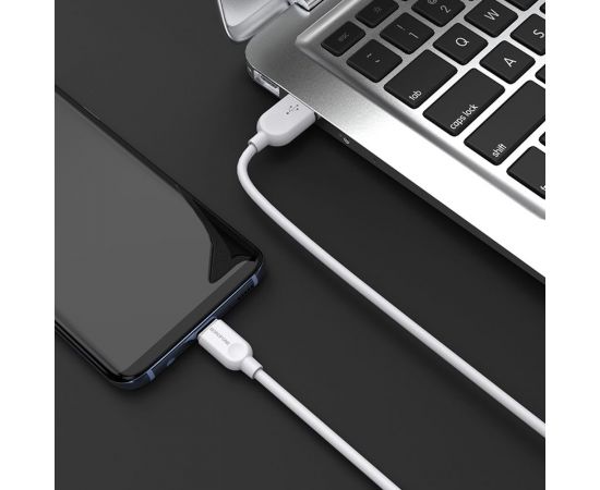 Кабель USB Borofone BX14 для Type-C, 3.0А, длина 2м, белый 821522 – изображение 3