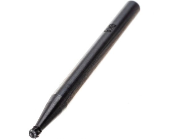 Борфреза твердосплавная сферическая D1.5 1.5М03 (1.5x1.5x3х30 мм; спиральная насечка) CNIC 29711 – изображение 3