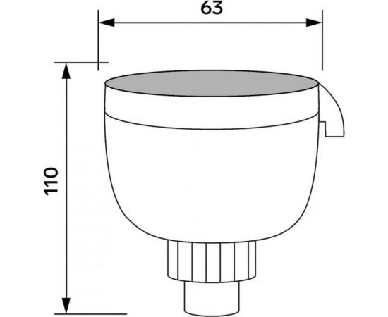 Стационарная лейка Zein Z0319, 3 режима, с голубыми вставками, пластик 5482424 – изображение 4