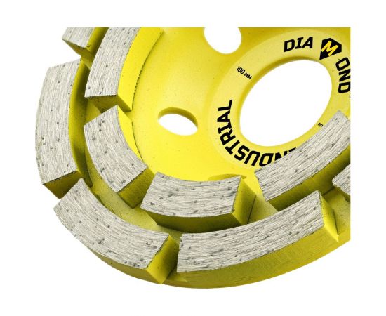 Чашка алмазная сегментная по бетону 100 мм, двухрядная Diamond Industrial DIDCH100S – изображение 4