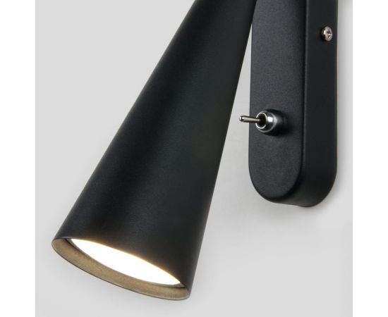 Настенный светильник Elektrostandard Horn GU10 SW чёрный MRL 1010 a047874 – изображение 4