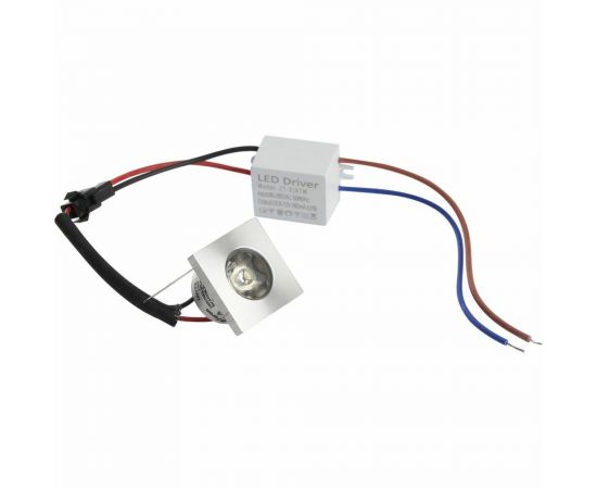 Встраиваемый светодиодный светильник FERON LN774/G774 1W 6400К серебристый 27668 – изображение 5