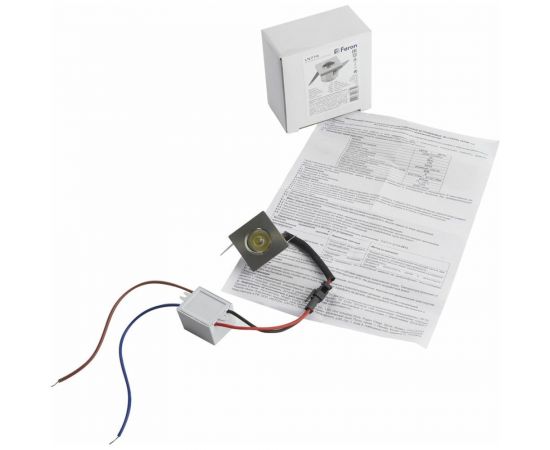 Встраиваемый светодиодный светильник FERON LN774/G774 1W 6400К серебристый 27668 – изображение 6