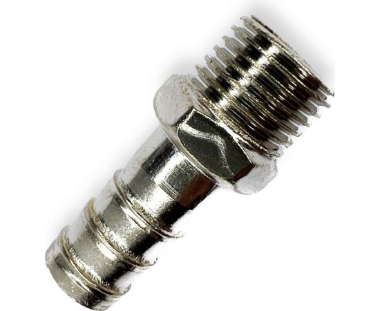 Штуцер с наружной резьбой 1/4" - елочка 10 мм ARMA M1/4-10 