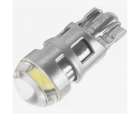 Светодиодная автолампа СИМАЛЕНД T10 W5W, 2 СОВ, 2 Вт, линза, свечение белое 4777392 