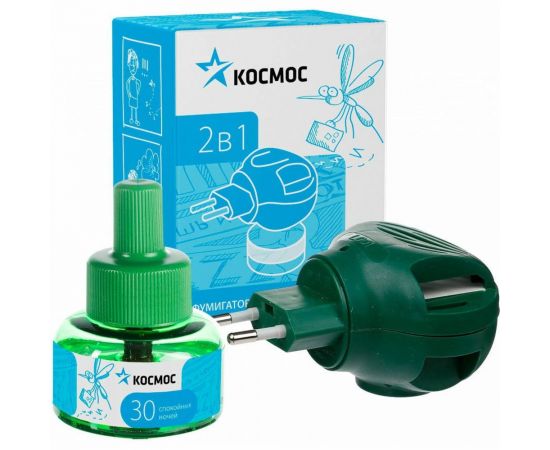 Комплект от комаров: электрофумигатор + жидкость Космос KOC_GH326 