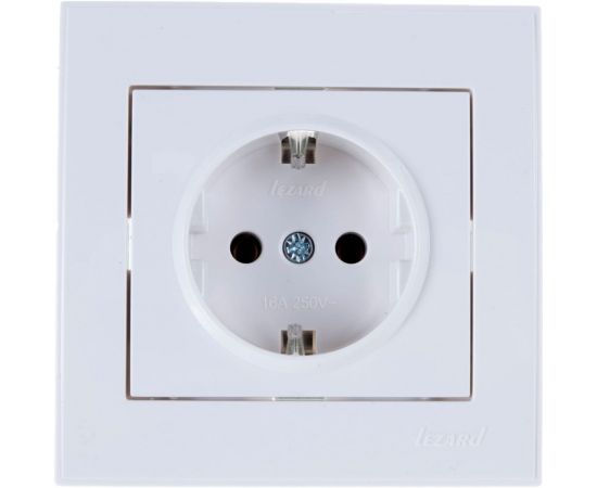 Розетка LEZARD 703-0202-122 RAIN с/ з керамика белый 