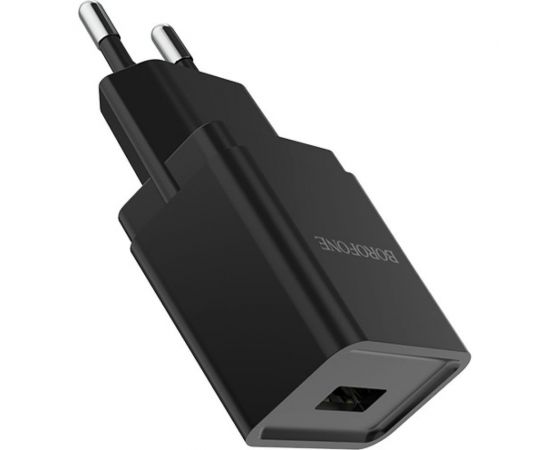 Зарядное устройство Borofone BA19A один порт USB, 5V, 1.0A, черный 757620 