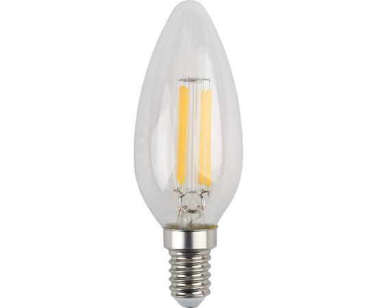Филаментная лампа ЭРА FLED B355W840E14 свеча, 5Вт, нейтральная, E14 Б0043449 