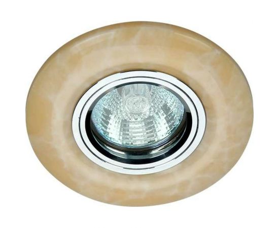 Встраиваемый светильник De Fran MR16 хром+бежевый, FT 836 YL 