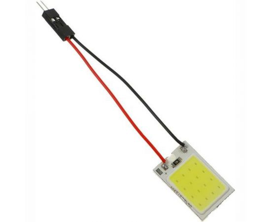 Светодиодная автолампа СИМАЛЕНД, 12 В, 16 SMD, два переходника, свет белый 5464517 